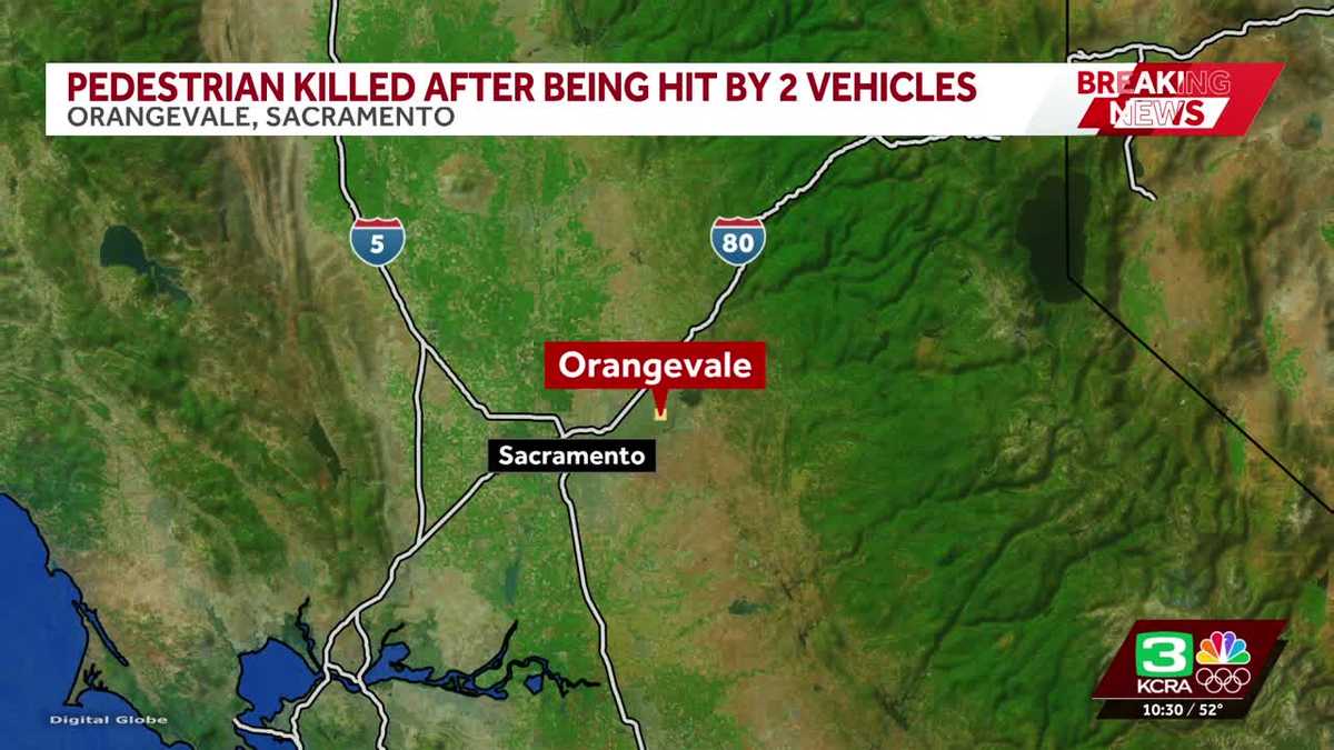 Pedestrian killed after struck by two vehicles in Sacramento County