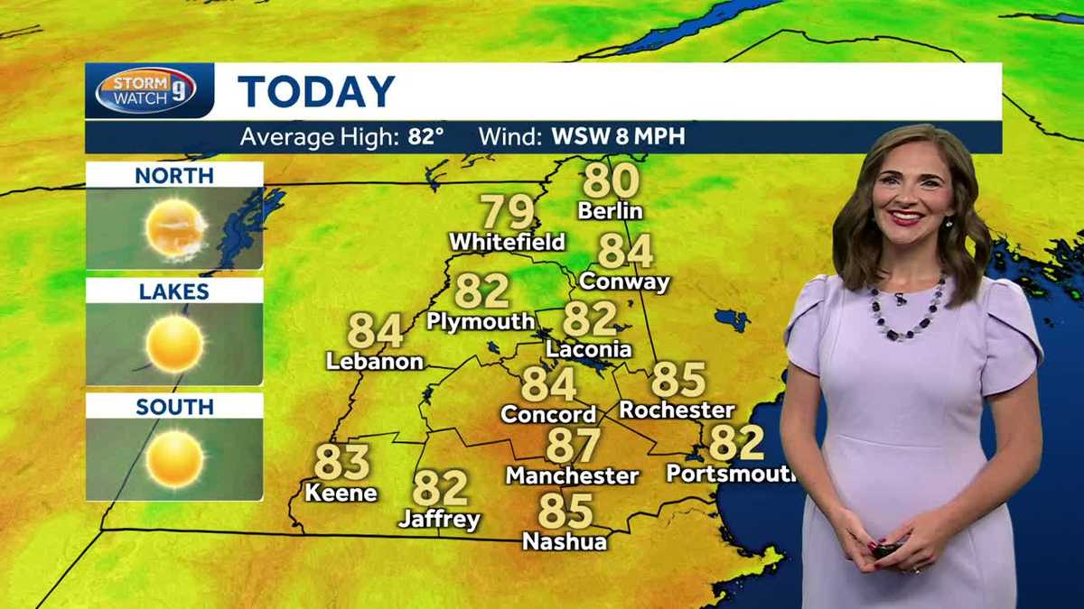 Video: Morning clouds give way to sunshine