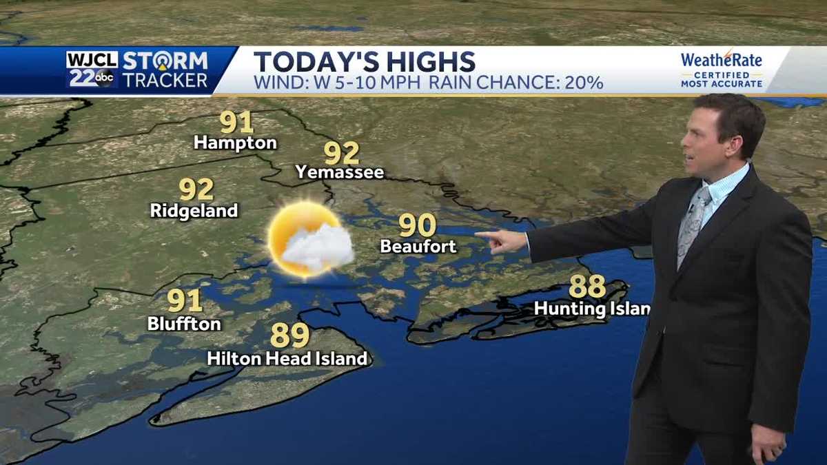 Hot today feels-like near 100˚. Tracking two tropical systems - WJCL