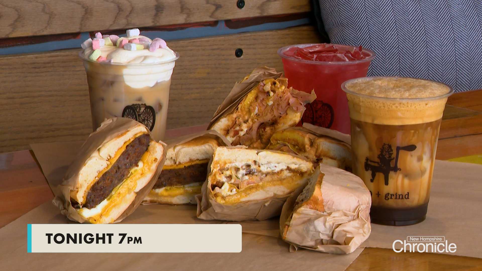 Tonight on New Hampshire Chronicle: Quest for the Best Breakfast Sandwich and MINH: Stonyfield Yogurt