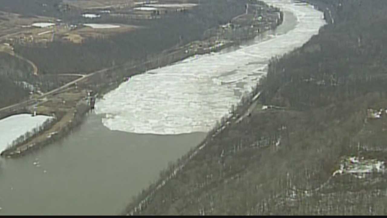 Ice Jams Cause Flooding Problems On Allegheny River