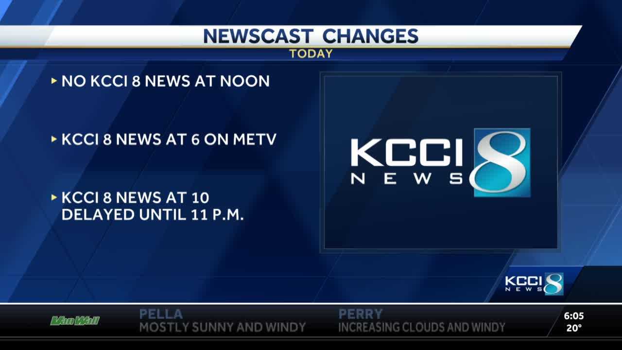 Programming note NCAA Tournament will affect KCCI 8 Newscasts