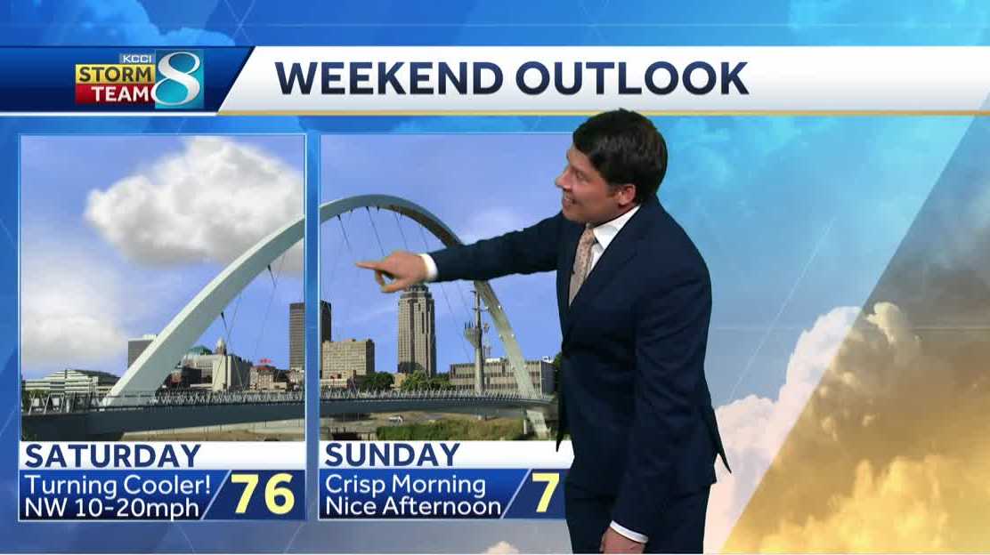 Des Moines weather: Slight rain chances drop temperatures - KCCI