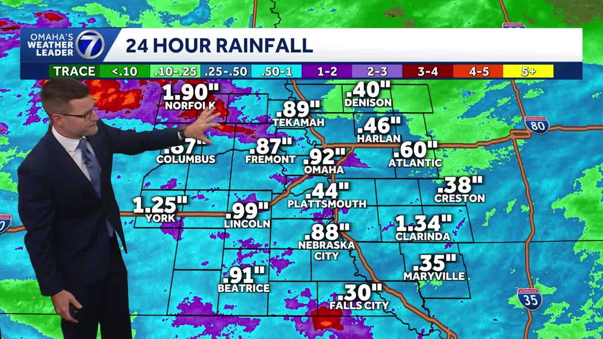 Mainly dry, becoming windy Friday in Omaha area