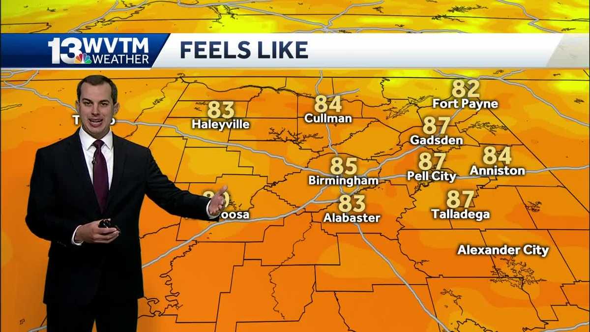 Hot with a few afternoon storms