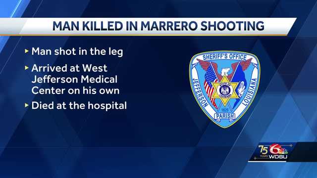 Jefferson Parish sheriff investigating fatal shooting 