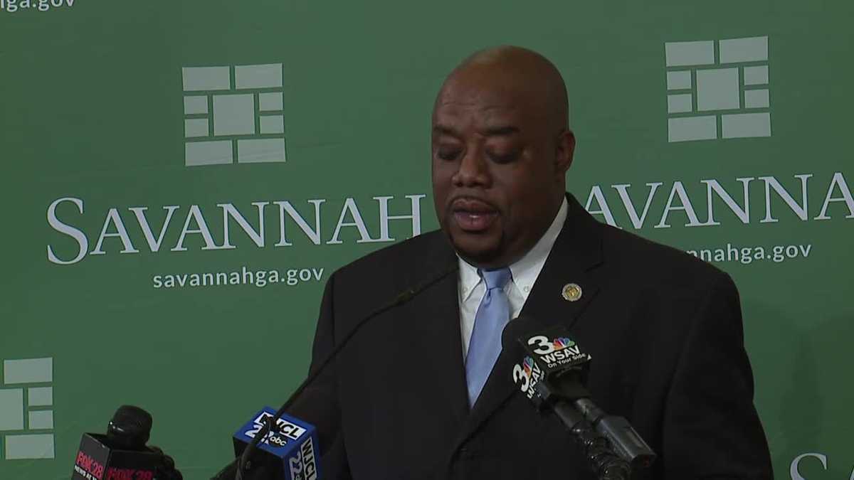 Watch Savannah Mayor hosting press conference