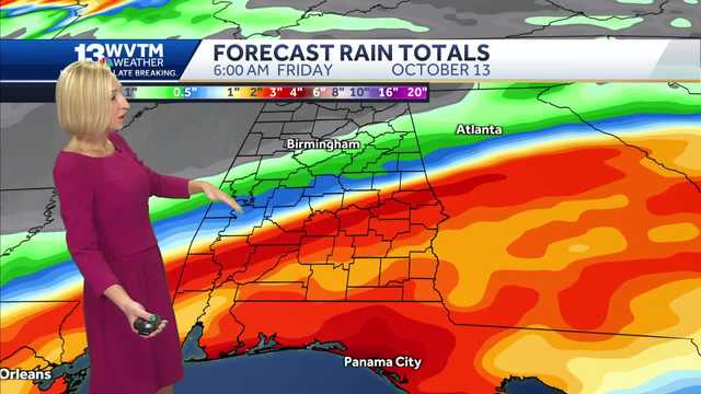 Warmer weather with the chance for some rain later this week