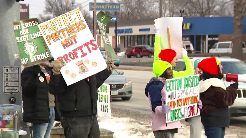 Starbucks workers in Des Moines join nationwide strike for better pay