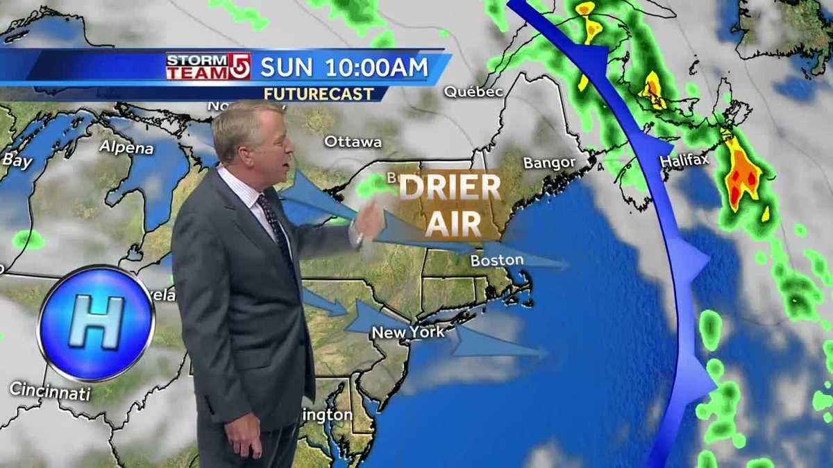 Video: Storms move out, sunshine moves in