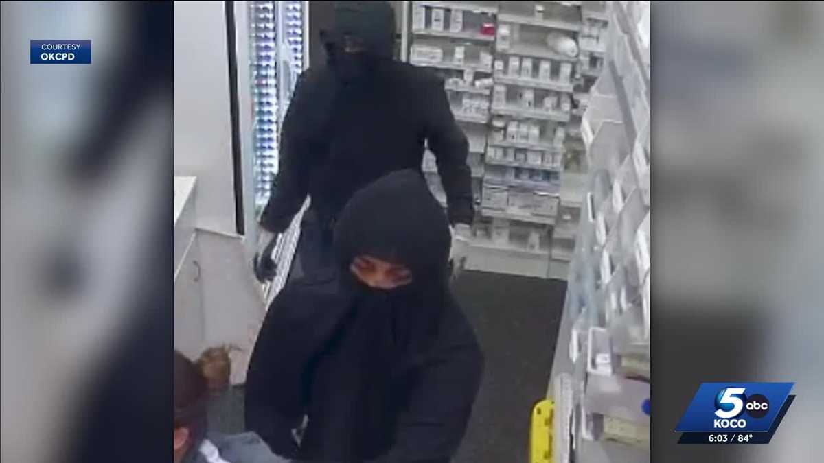 Oklahoma City police seek help to identify pharmacy robbers
