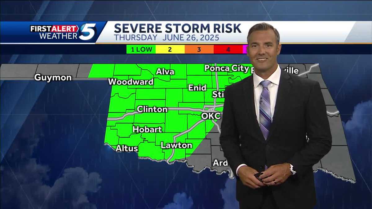 FORECAST: Storms return to Oklahoma on Thursday