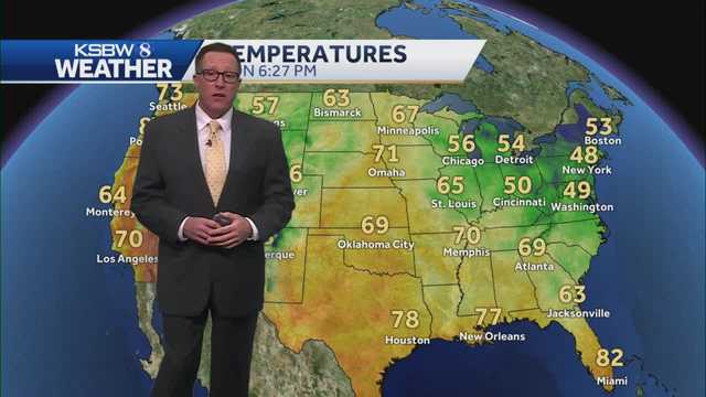 Warming temps for the workweek. - Vimarsana News