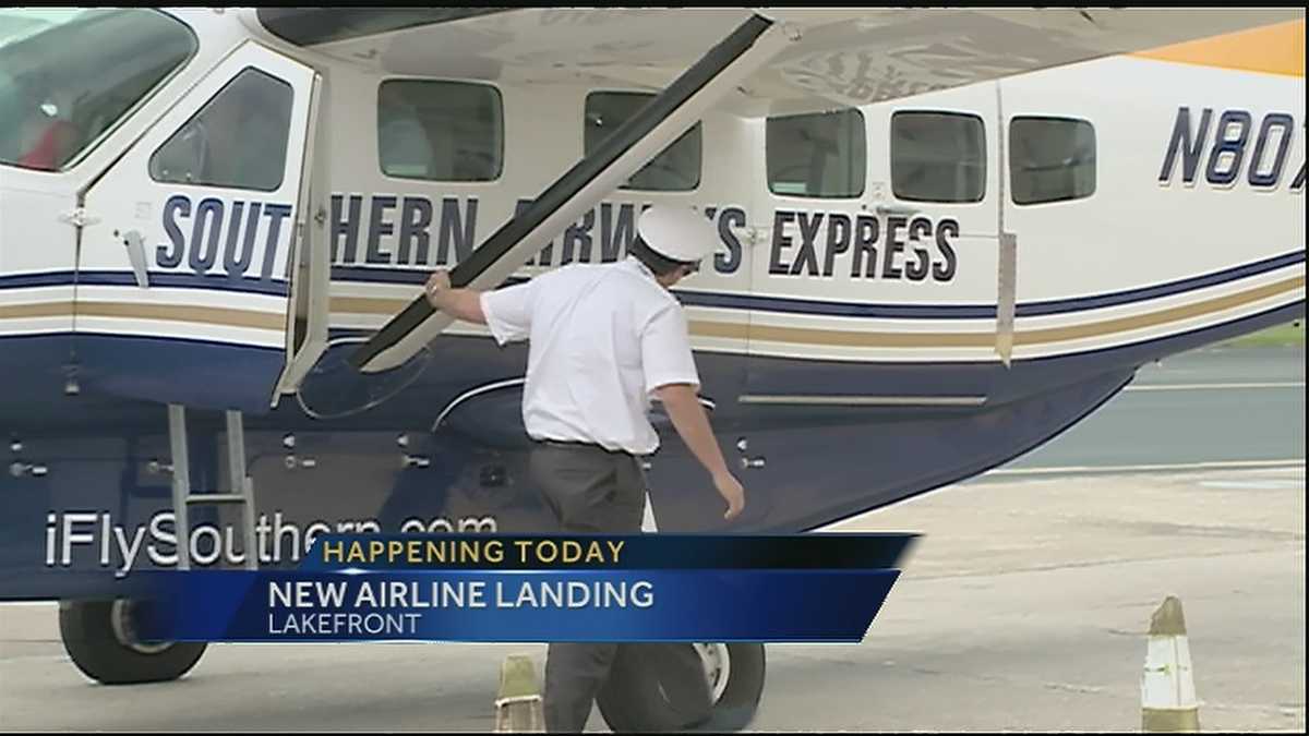 New airline begins flights to New Orleans Lakefront Airport.