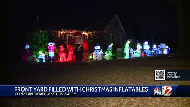 North Carolina: Crazy Christmas inflatable home spreading joy in Winston-Salem - Vimarsana News