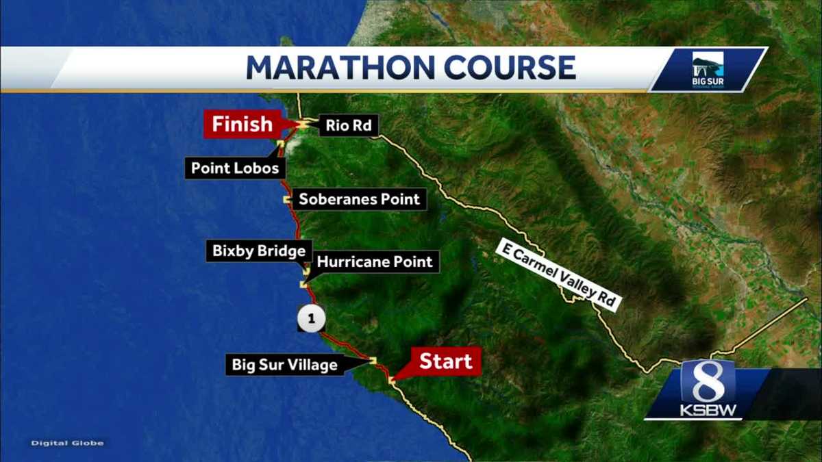 The Big Sur International Marathon sold out with 10,000 runners taking