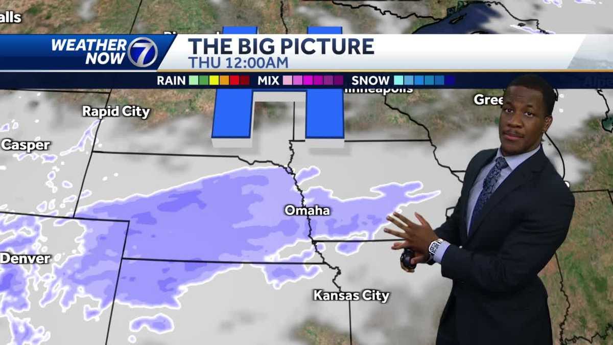 Nebraska Iowa Road Conditions Snow Fall Totals 8730