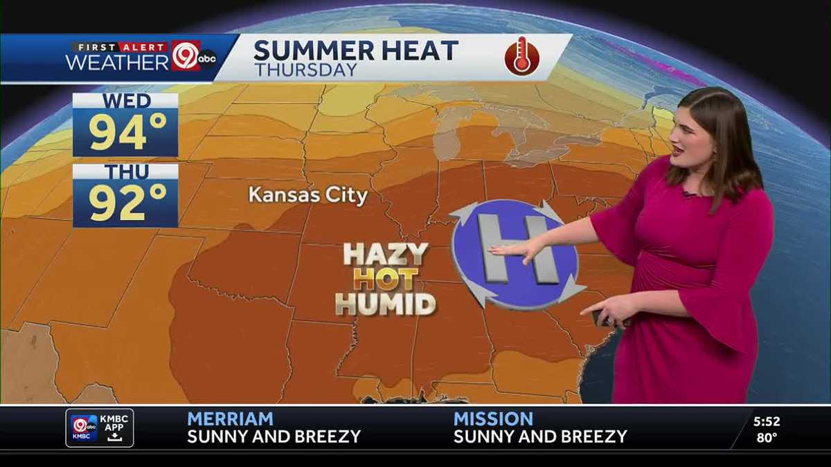 Heat Wave Continues Small Rain Chances Ahead For Kc