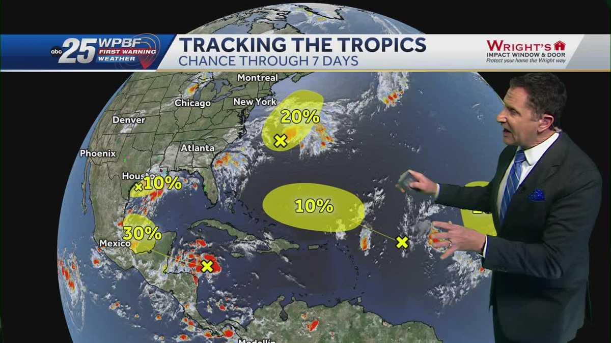 Higher chances for weekend rain across South Florida