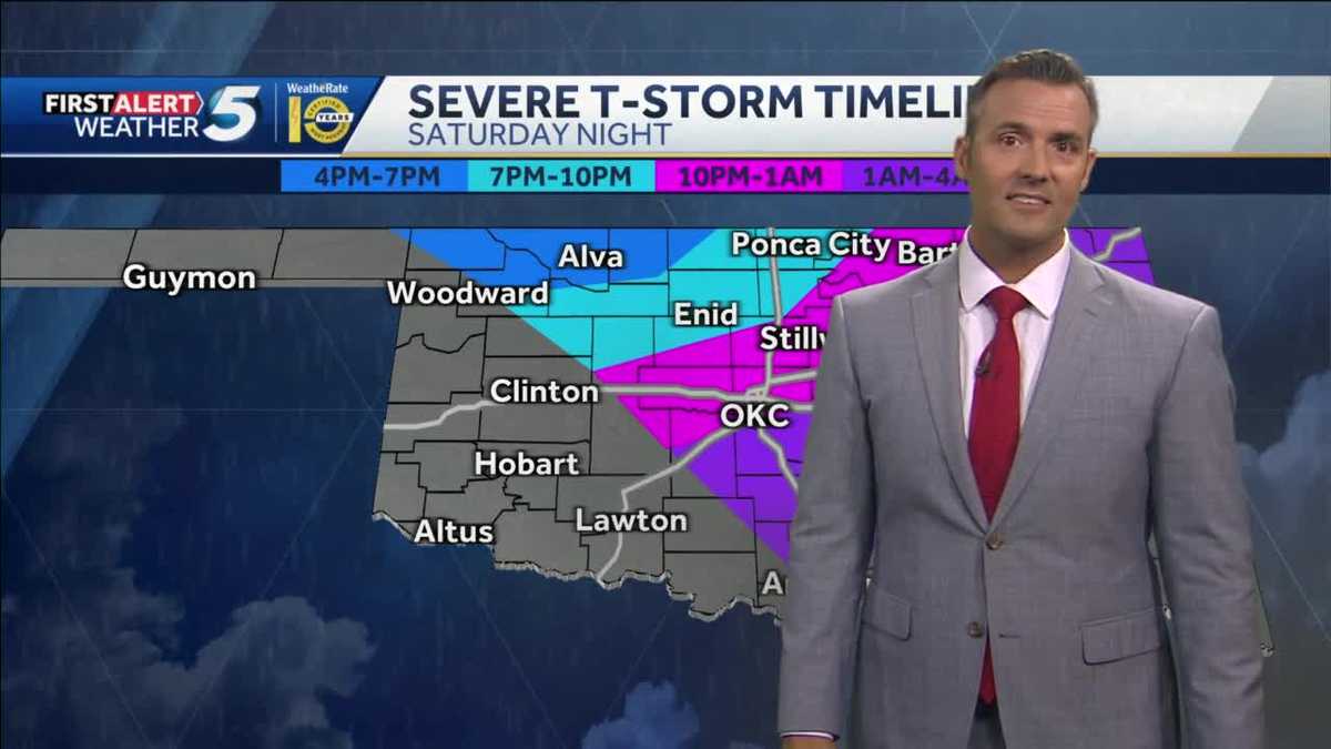 TIMELINE: More rain with risk of severe storms this weekend