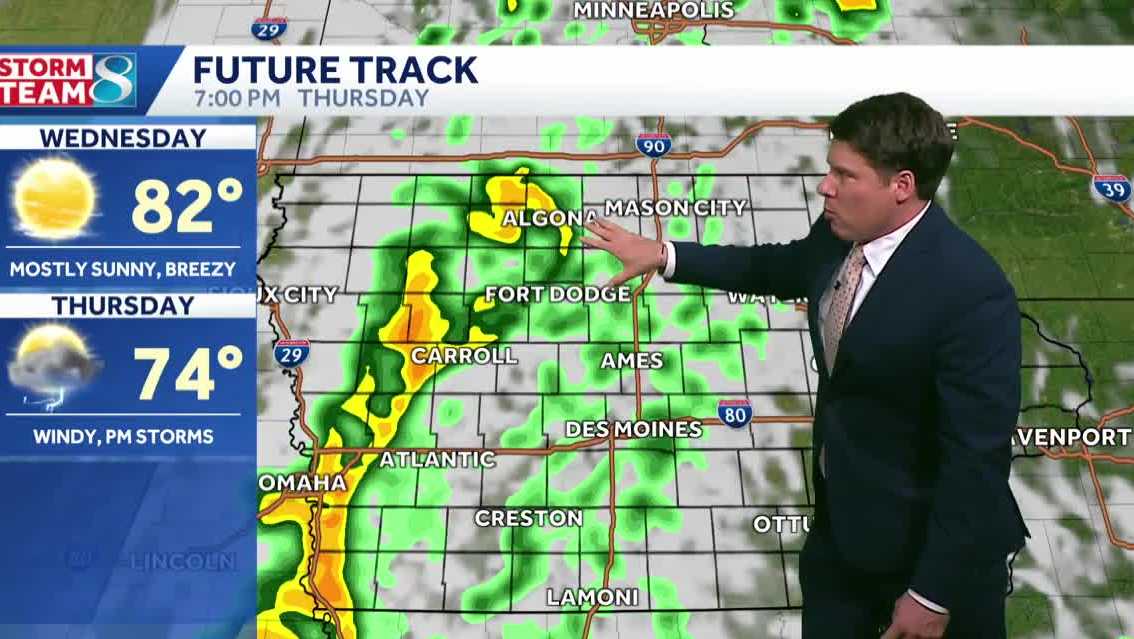 Des Moines weather: Temps climb into the 80s Tuesday afternoon