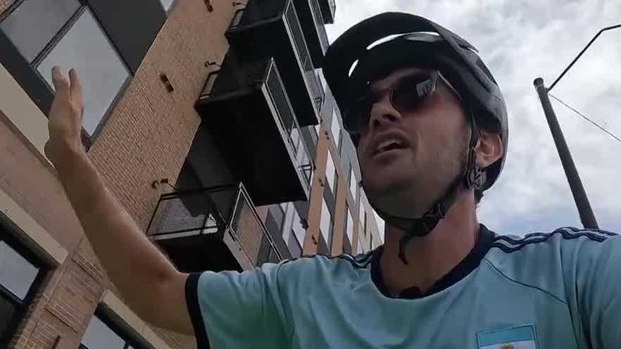 Argentina fans travel more than 10,000 miles across 17 countries by bike for World Cup