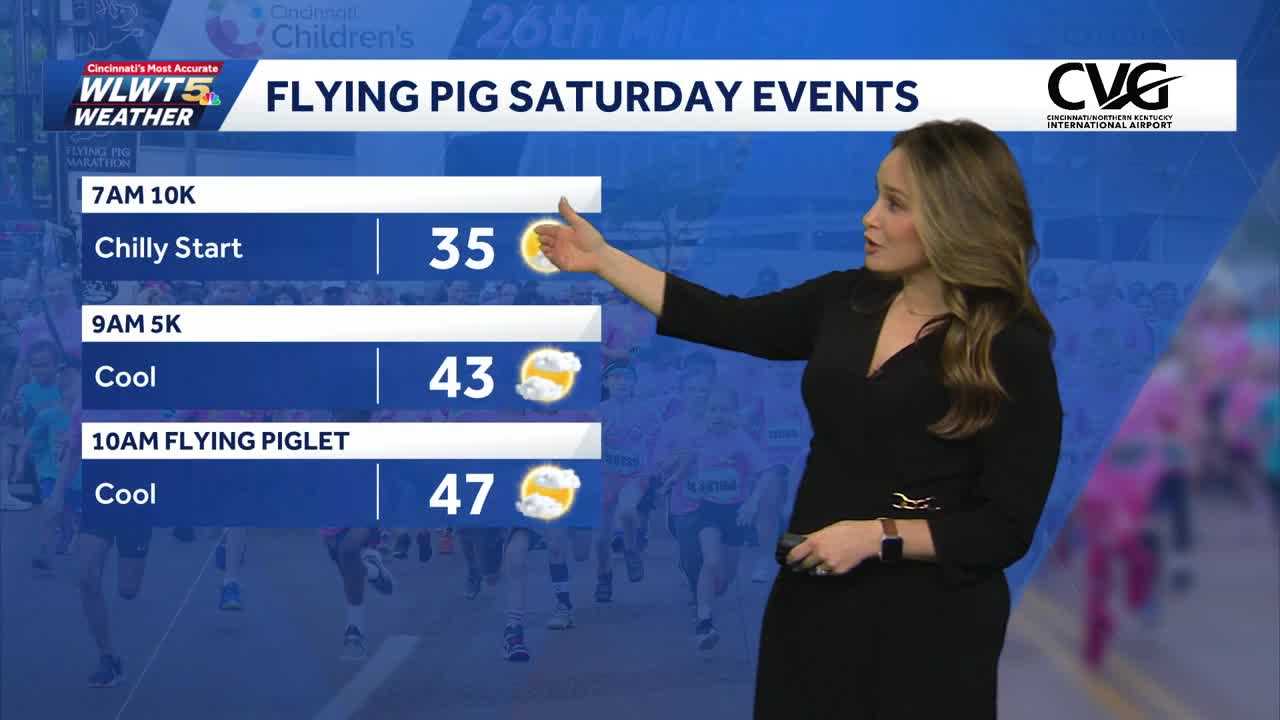Chilly across Greater Cincinnati for Flying Pig weekend
