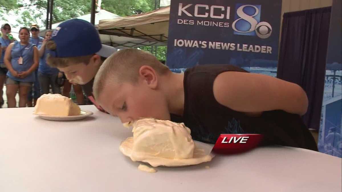 Iowa State Fair Ice cream eating competition