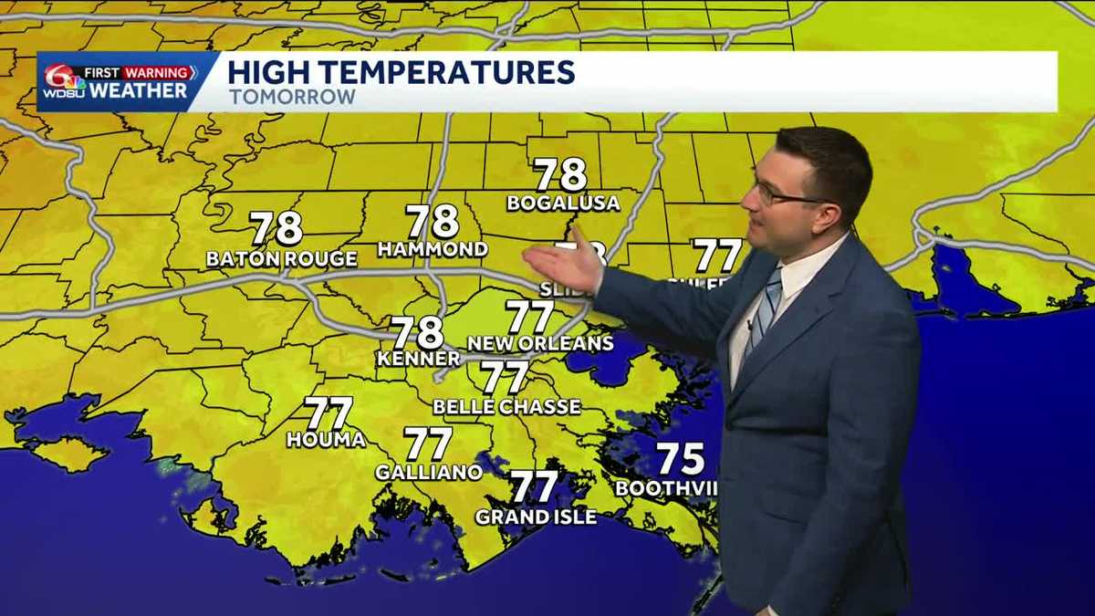 Sunny and mild for Sunday, then warmer next week