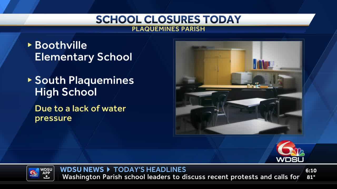 School Resumes At Some Plaquemines Parish Campuses