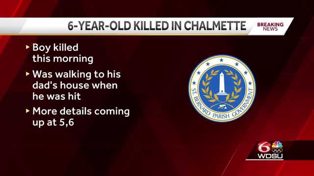 Young boy hit and killed by car in Chalmette 