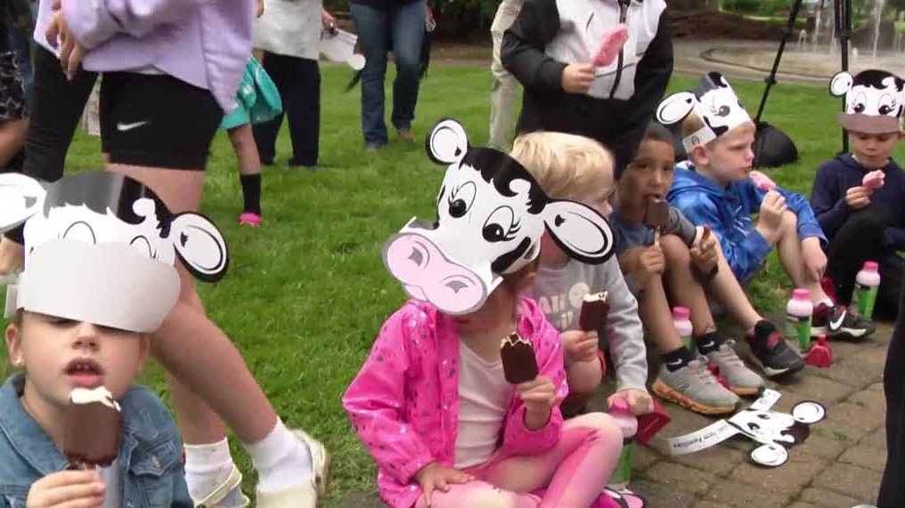 National Dairy Month: Children celebrated with ice cream and milk thanks to the hard work of Nebraska farmers