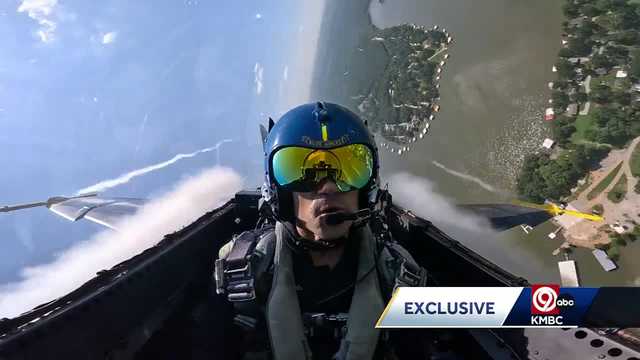 KMBC's Jackson Kurtz takes a ride with the Blue Angels