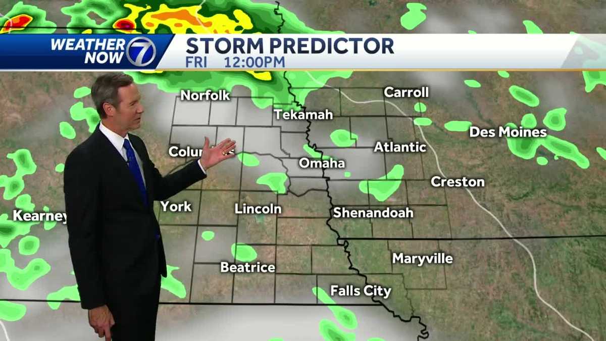 A few showers possible