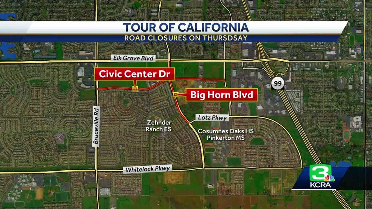 2018 Tour of California road closures, traffic impacts