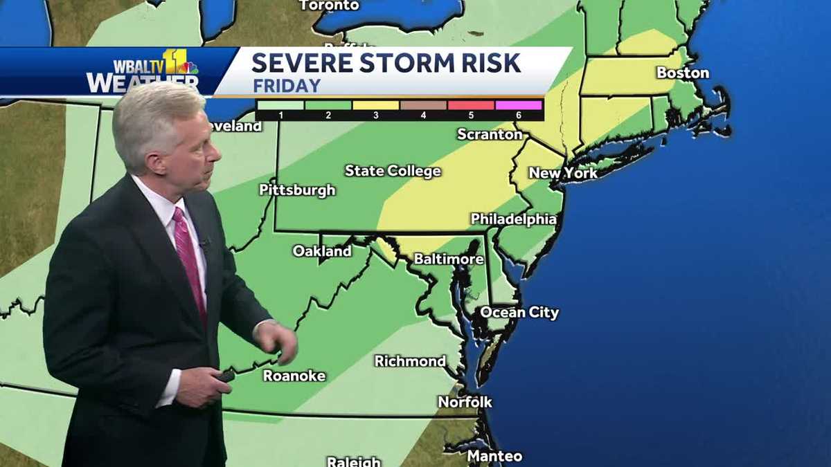 Thursday and Friday will bring high temps and lots of humidity