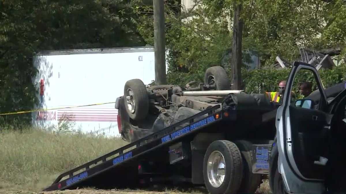 Chase Involving Stolen Truck Ends With Crash In Woodlawn Chase Involving Stolen Truck Ends With Crash In Woodlawn