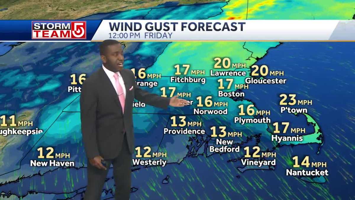 Video: Seasonable and breezy today