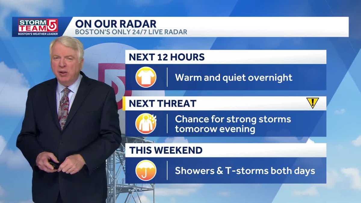 When to expect weekend thunderstorms
