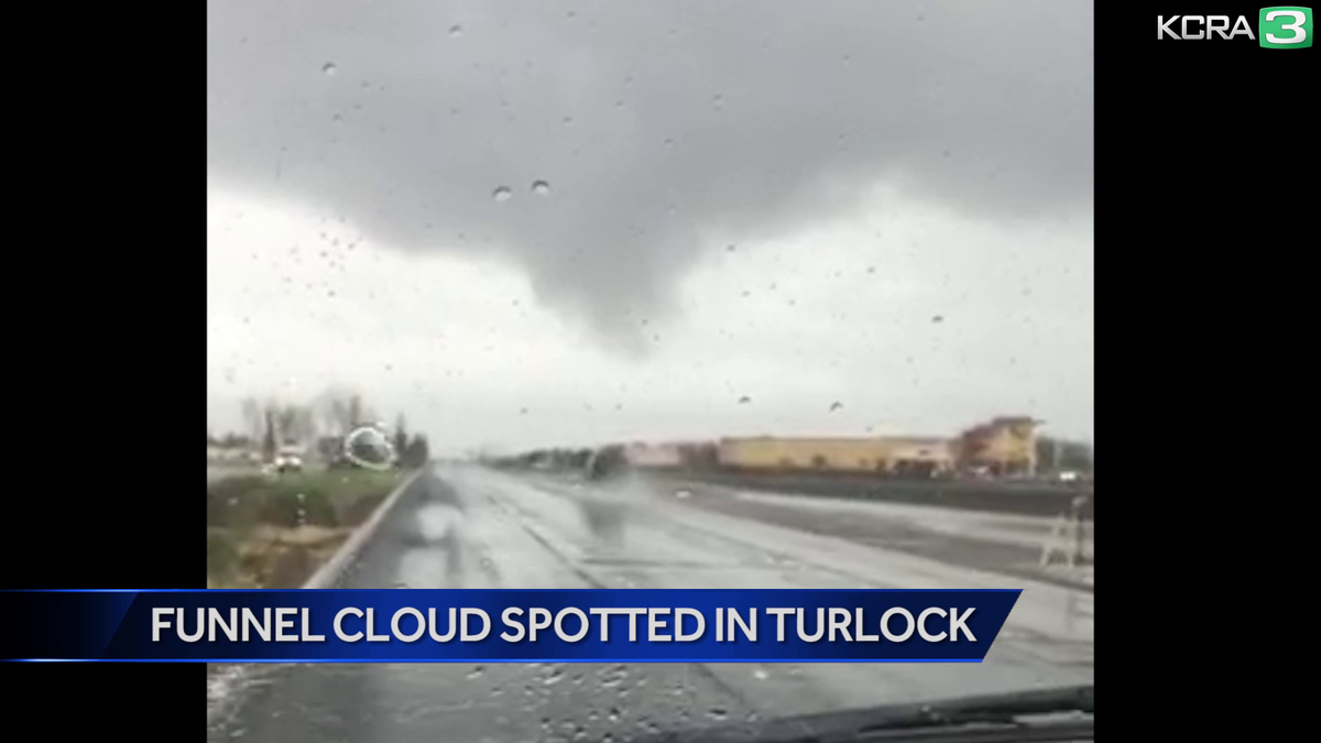 Funnel cloud spotted in Turlock