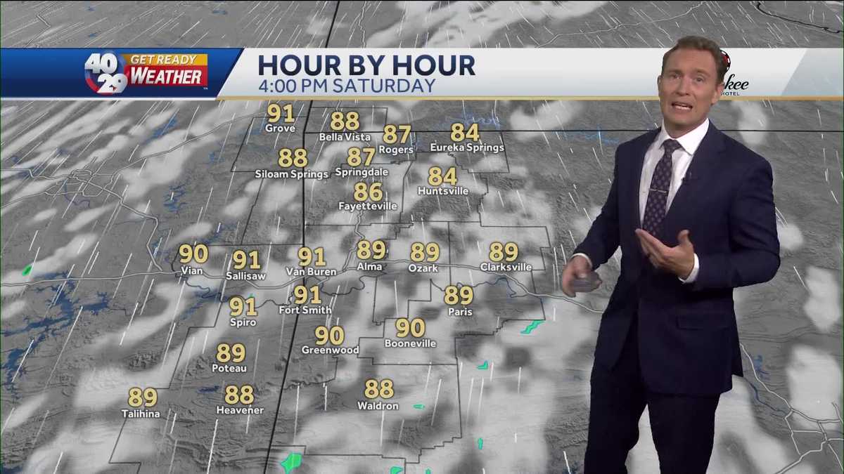 Hotter & more humid through the weekend