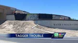 Taggers target Modesto’s new welcome sign