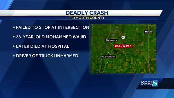 chicago man killed in northwest iowa crash