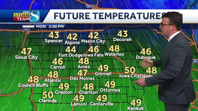 Iowa weather: Sunny today before winds and storms return Tuesday Night