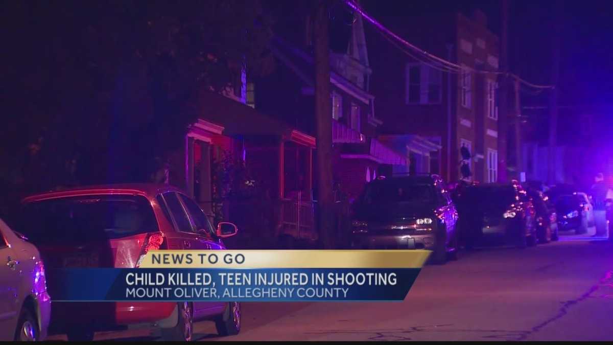 Child killed, teen injured in shooting in Mount Oliver