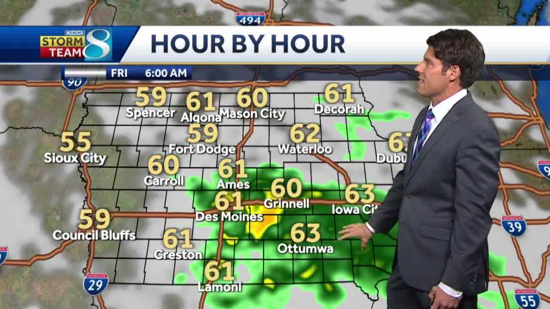 Rain on the way Thursday in central Iowa