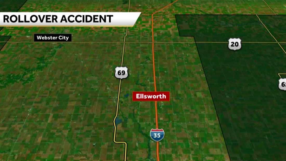 Iowa State Patrol pursuit ends in rollover crash, 2 injured