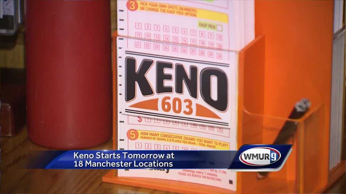 Keno starts Friday at 18 Manchester locations