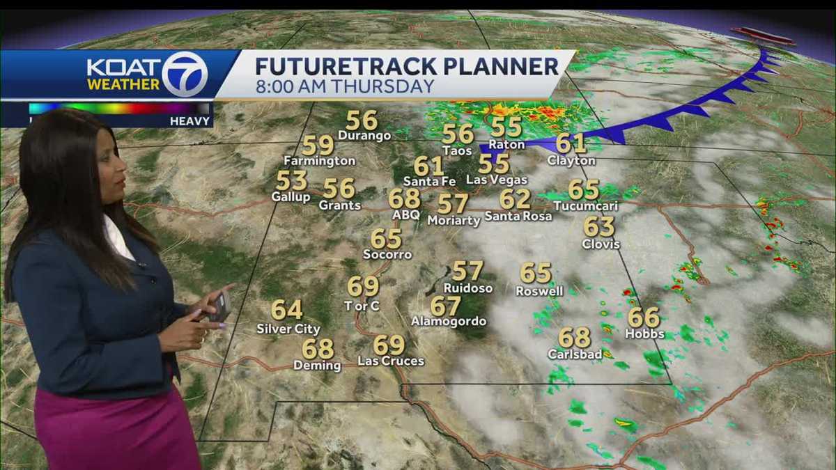 Increasing storm chances for New Mexico with an overcast