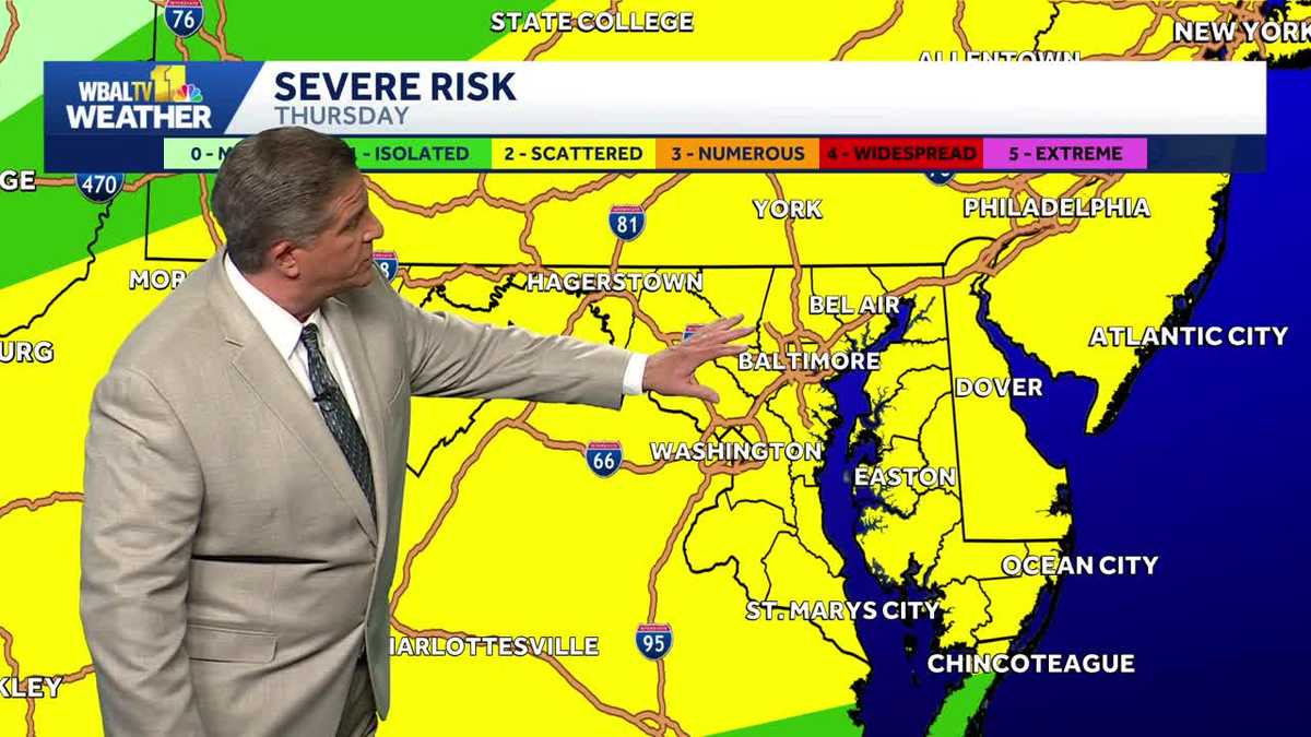 Strong storms back in the forecast by Thursday